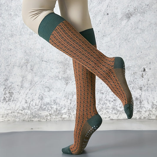 Long Tube Non-slip Yoga Socks for Pilates Sports Fitness