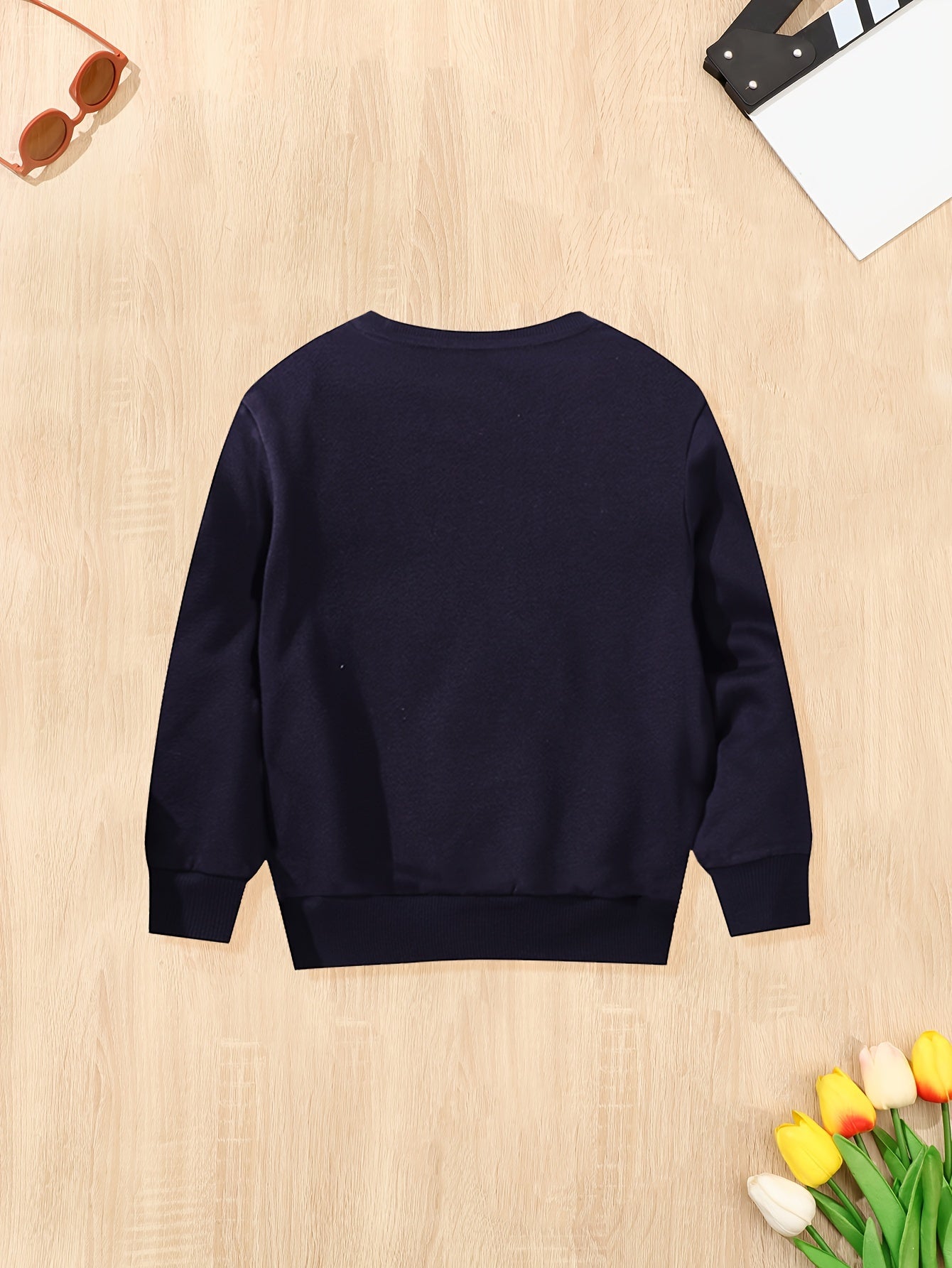 Boy's Cotton Truck Graphic Sweatshirt Casual Long Sleeve Pullover
