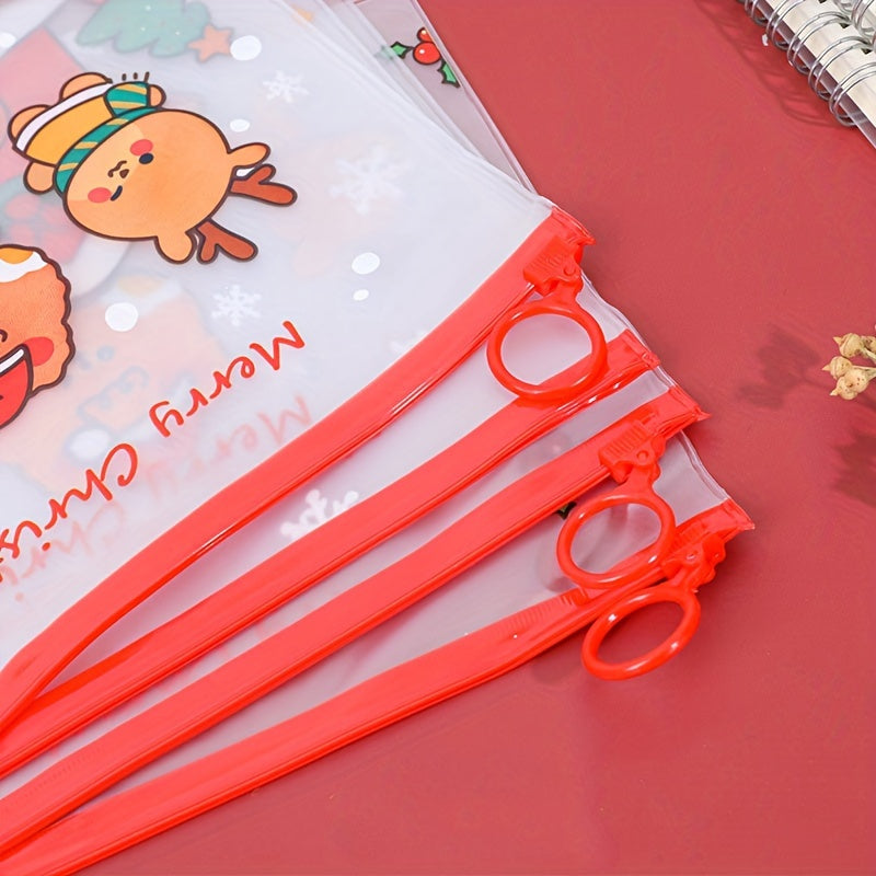Christmas Series File Bag Student Portable Stationery Storage Bag