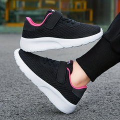 Girls Ultralight Breathable Sneakers for Outdoor Running
