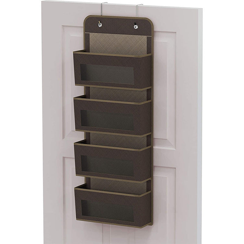 4-Shelf Hanging Closet Organizer - Easy Mount Foldable Wardrobe Storage