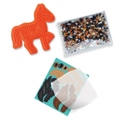 Horse Iron on Beads Kit for Kids DIY Craft Supplies