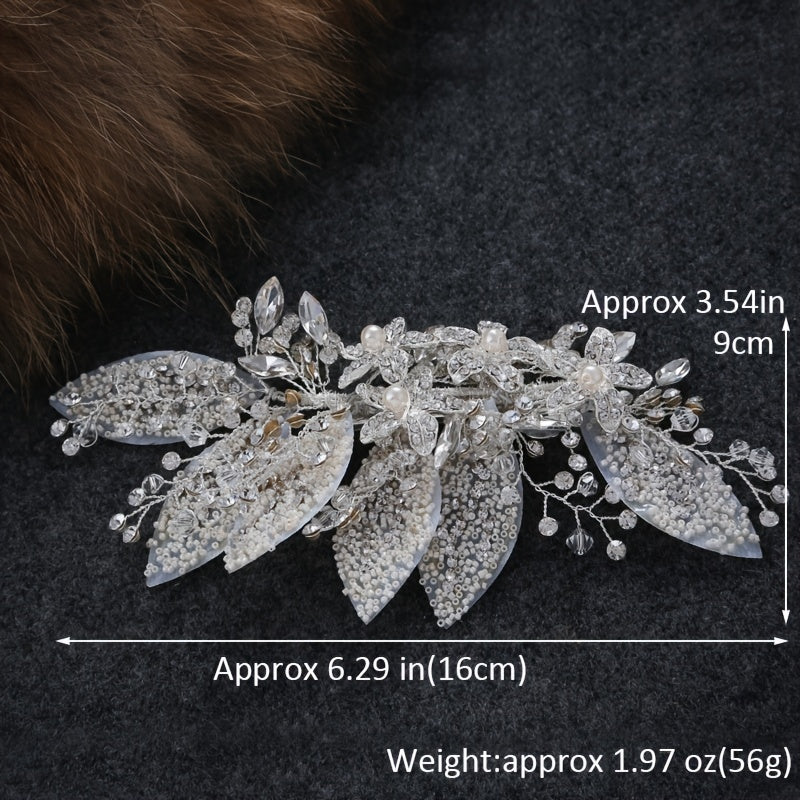 Crystal Wedding Hair Clip Bridal Tiaras Hair Pin