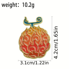 Colorful Fruit Shaped Alloy Brooch Pin for Parties