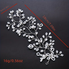 Faux Pearl Flower Head Piece Head Jewelry Bridal Wedding Hair Accessories