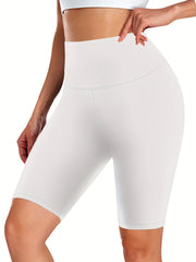 Women's High Stretch Yoga Shorts - Slim Fit and Comfortable