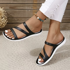 Women's Non-slip Summer Beach Flat Slides Slippers