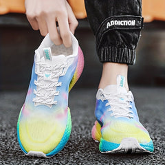 Stylish Men's Shock Absorbing Sneakers for Comfortable Walking & Running