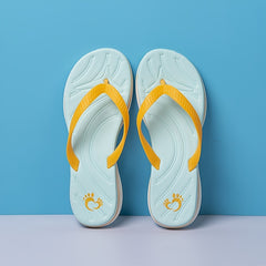Women's Soft Sole Flat Flip Flops Beach Slides Shoes Casual Outdoor Slippers