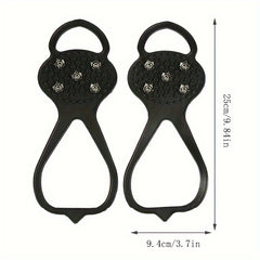 Anti Slip Shoe Spikes Silicone Snow Spikes for Skiing & Hiking