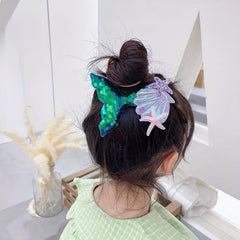 Girls Mermaid Tail Hair Clip Side Clip Headwear