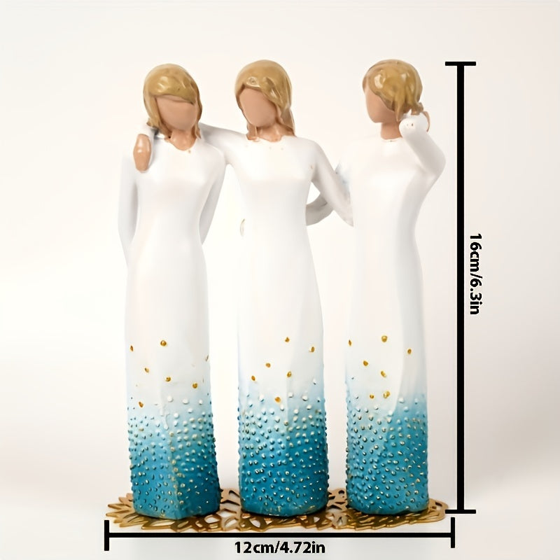 Three Sisters Resin Craft Ornaments - Christmas Thanksgiving Decoration