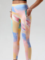 High Waist Yoga Leggings Butt Lift Workout Leggings With Pocket