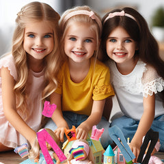 12pcs Doll Clothing Set for 11.5 In Dolls - Tops, Pants, Accessories - Fun