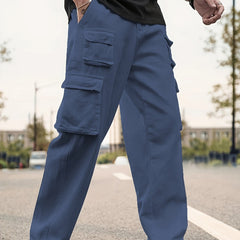 Men's Flap Pocket Cargo Pants Loose Fit