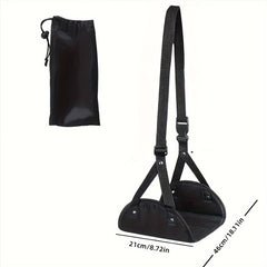 1pc Foot Rest Perfect For Airplane Or Office Foot Hammock Travel Accessories