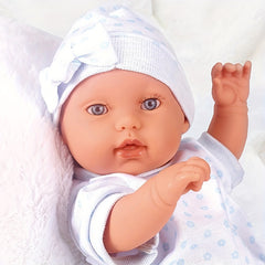 12" Reborn Doll Simulative Soothing Doll Full Enamel Figure Doll Quilt Set