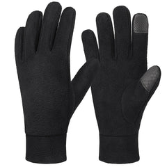 Polar Fleece Winter Cycling Gloves Warm Outdoor Gloves