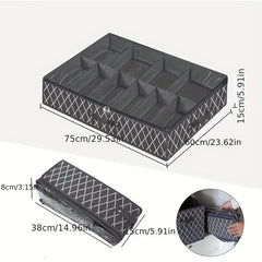 Underbed Storage Bag Clothes Organizer Foldable Container