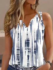 Casual Sleeveless Summer Top Women's Clothing