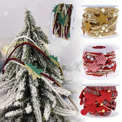1pc Love Bead Chain Flower Packaging Ribbon Wedding Decorative Ribbon