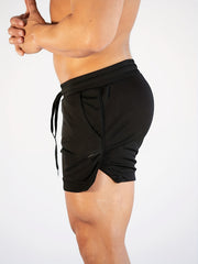 Men's Quick Dry Drawstring Sport Shorts For Outdoor Activities