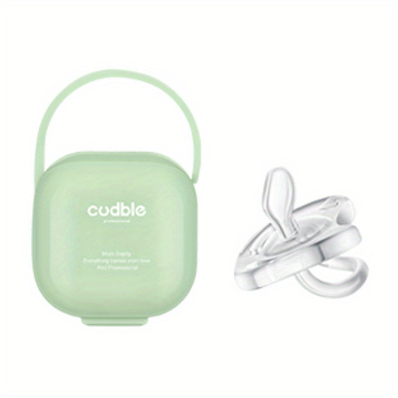 Baby Pink Green Silicone Pacifier