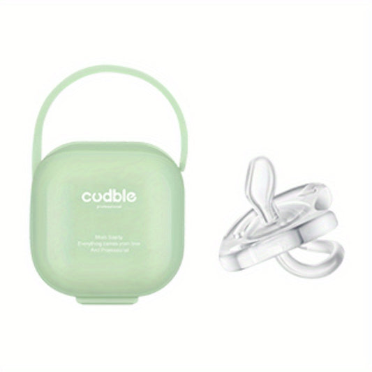 Baby Pink Green Silicone Pacifier