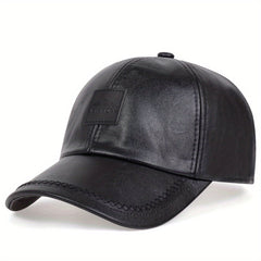 Men's PU Leather Baseball Cap