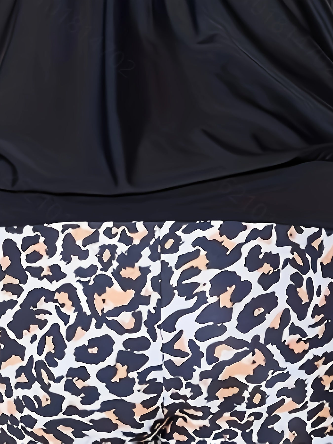 Leopard Print Tankini Set