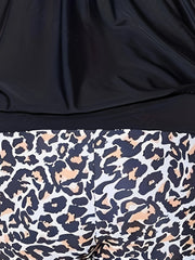 Leopard Print Tankini Set