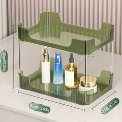 2 Tier Storage Rack Cosmetics Kitchen Miscellaneous Storage Box