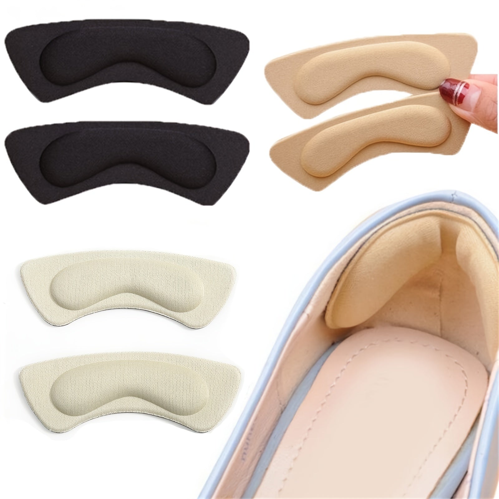 Heel Stickers & Insoles for Anti Drop & Wear Protection