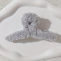 4pcs Plush Hair Claw Clips for Girls