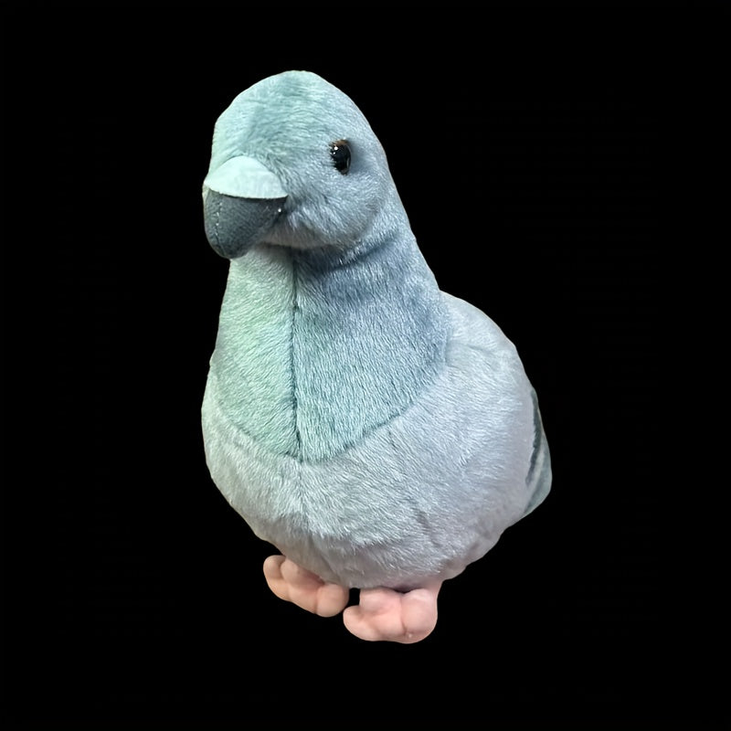 Soft Plush Pigeon Toy & Gray Stuffed Animal with Realistic Features