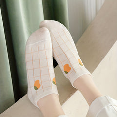 6 Pairs Cute Fruit Low Cut Ankle Socks Women's Stockings