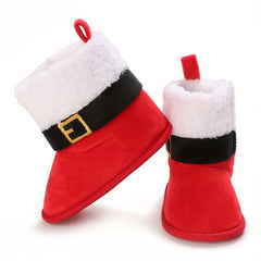 Christmas Cartoon Baby Boots Soft Warm Indoor Outdoor Winter