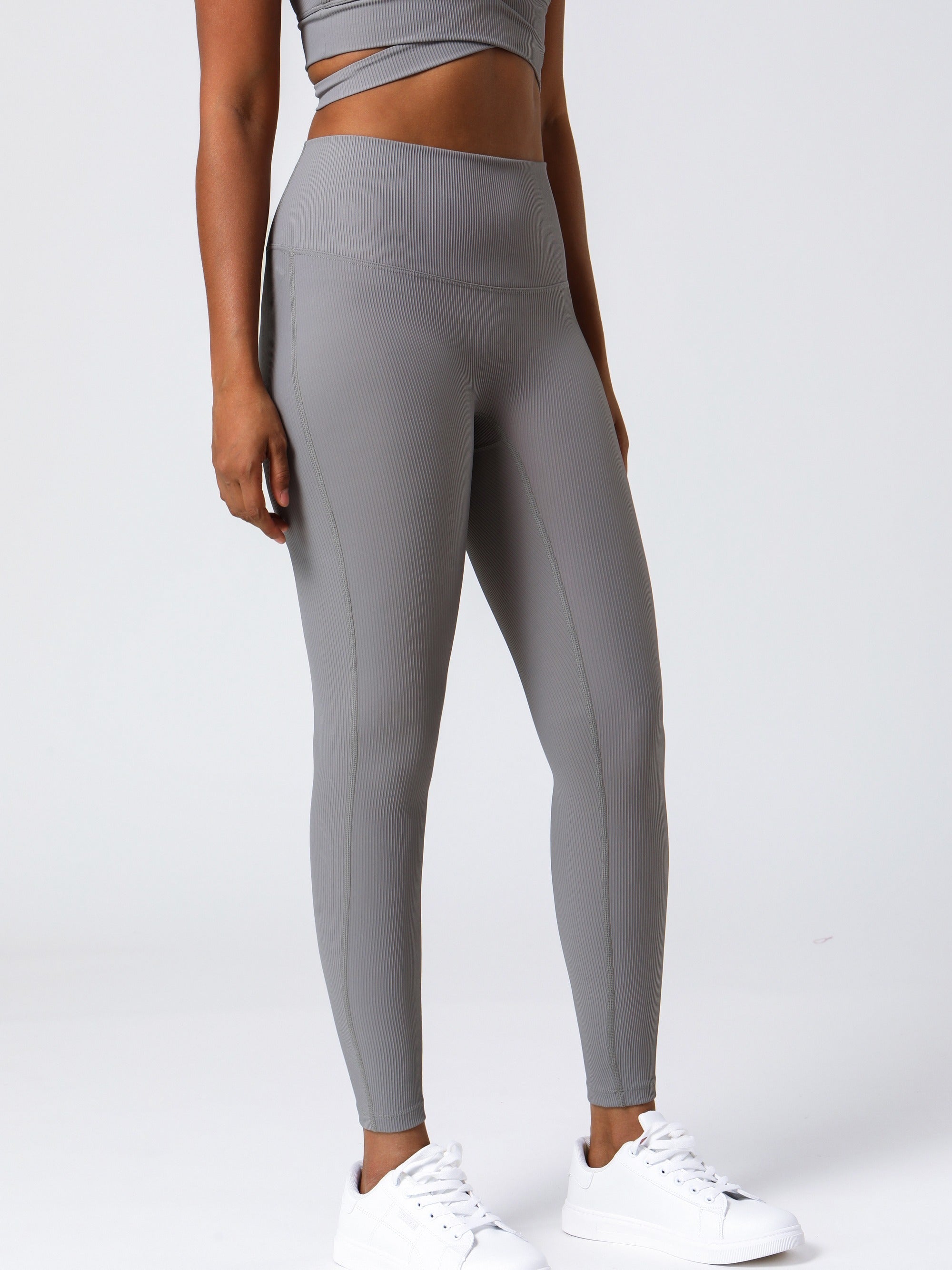 Women's High Waist Wide Waistband Butt Lifting Leggings