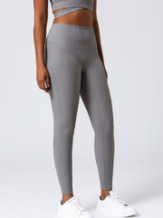 Women's High Waist Wide Waistband Butt Lifting Leggings