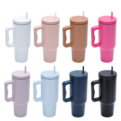 40oz Stainless Steel Tumbler With Lid - Portable Thermal Water Bottle