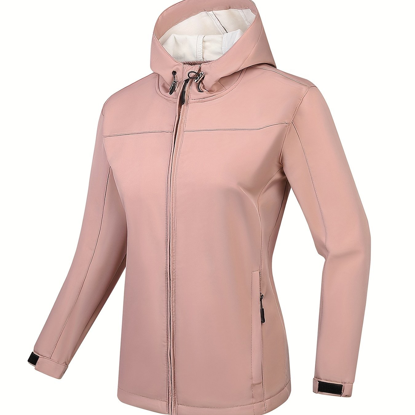 Women's Fleece Sports Jacket with Zipper Pocket