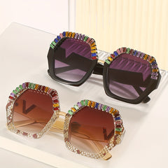 Y2K Snake Pattern Sunglasses Rhinestone Club Party Favors