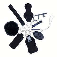 10pcs Personal Alarm Key Chain Bottle Opener Set