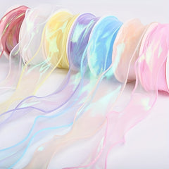 57m Fishtail Yarn Ribbon Cake Decoration Bouquet Headpiece Bow Ribbons