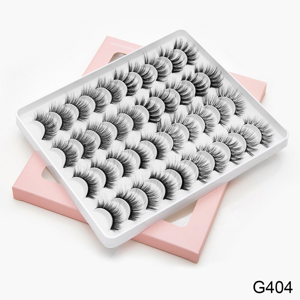 20 Pairs 3D Faux Mink Lashes Natural False Eyelashes Dramatic Fluffy Soft Wispy