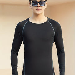 Men's Quick Dry Skinny Fit Tee Gym Training