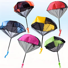 1pc Hand Toss Parachute Toy Camouflage Outdoor Sports