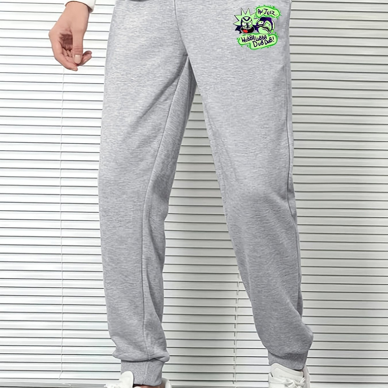 Men s Jogger Pants Cartoon Anime Graphic Print Loose Stylish Casual Sweatpants