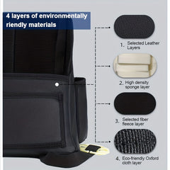 1pc Leather Car Handbag Holders Between Seats Organizer Bag