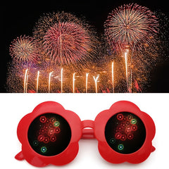 Sunflower Diffraction Glasses Round Sunglasses Colorful Sunnies for Kids